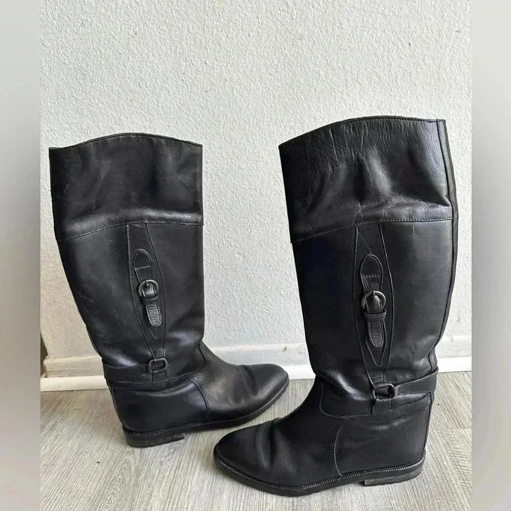 JOAN9DAVID HANDMADE IN ITALY Leather boots Sz 381/2